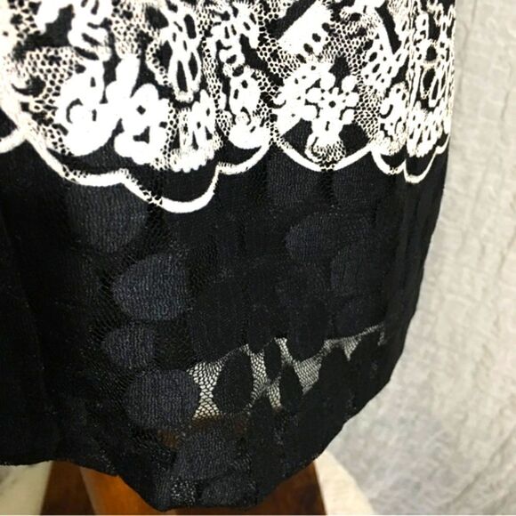 Saint Gil Paris Black & White Print Cardigan Size L - Picture 13 of 14